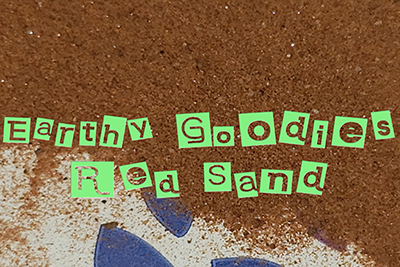 Earthy Goodies Red Edible Sand.